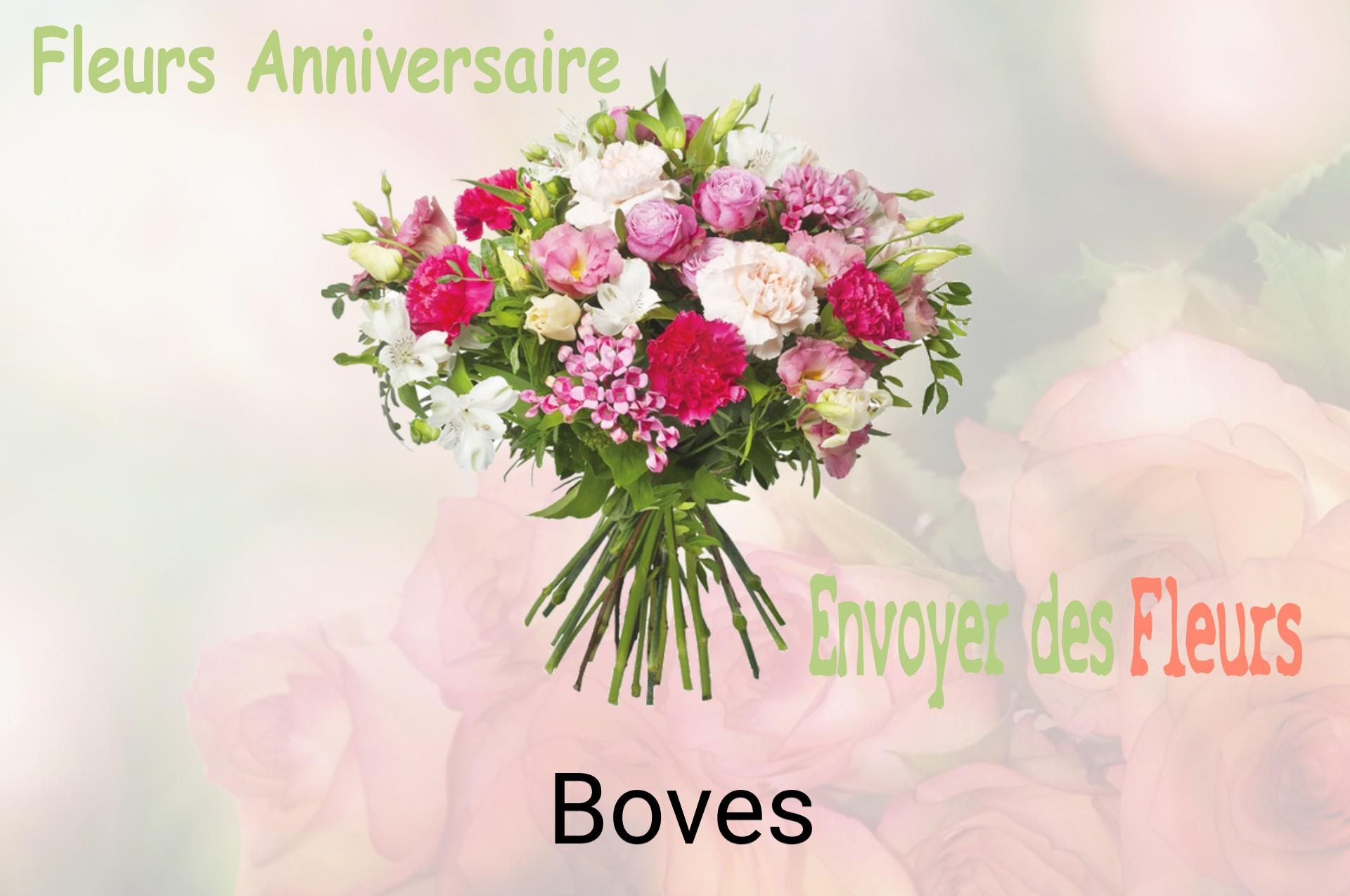 Bouquet de fleurs d’anniversaire livré à Boves